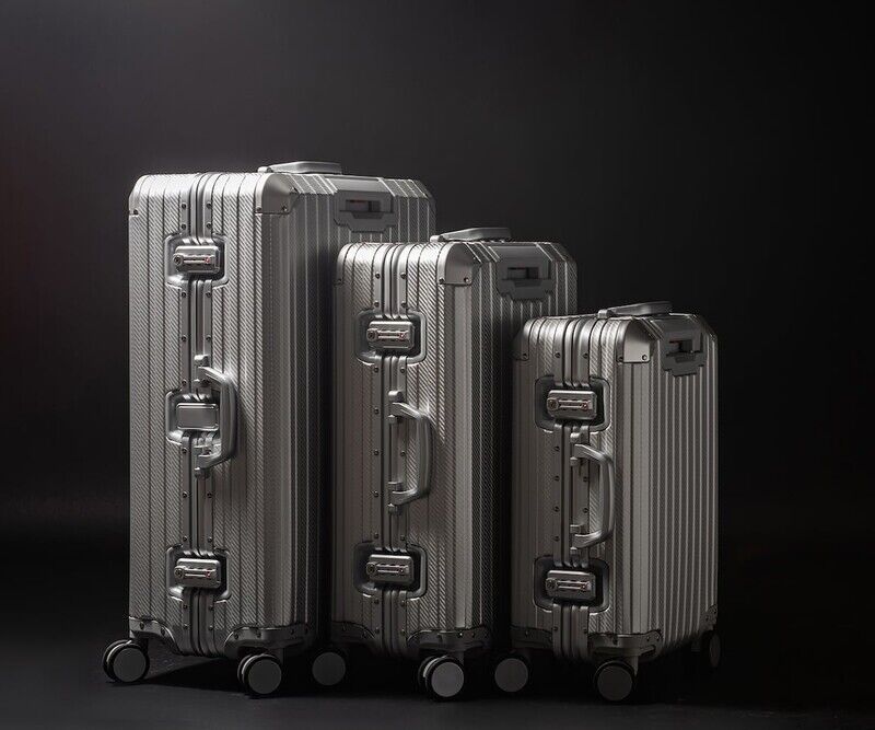 Heavy-Duty Aluminum Luggage
