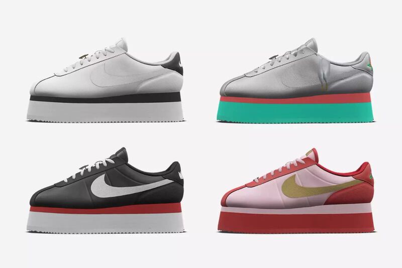 Platform Lifestyle Customizable Shoes : nike by you 1