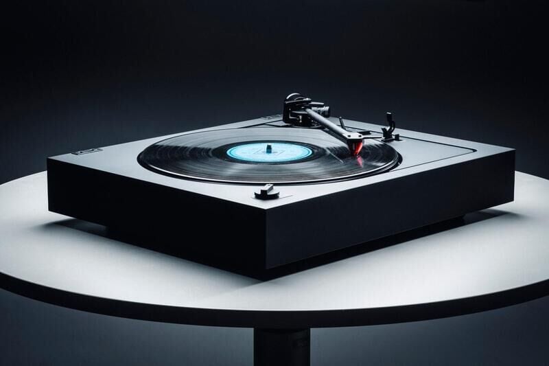 Industrial Aesthetic Record Players