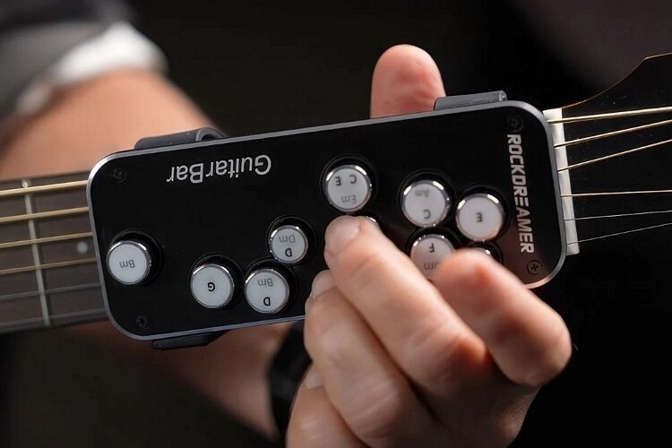 Button-Activated Guitar Devices