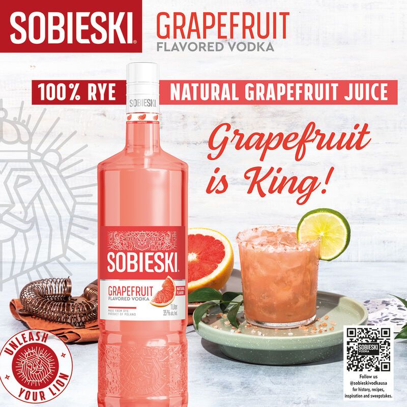 Grapefruit-Flavored Pink Vodkas