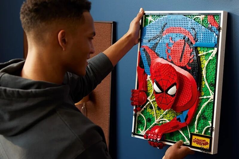 3D Superhero Block-Puzzle Sets : amazing spider-man set