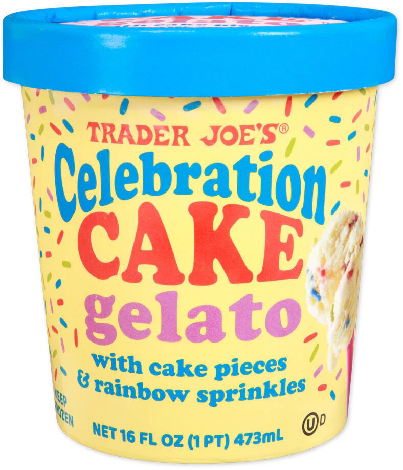 Birthday Cake-Flavored Gelatos