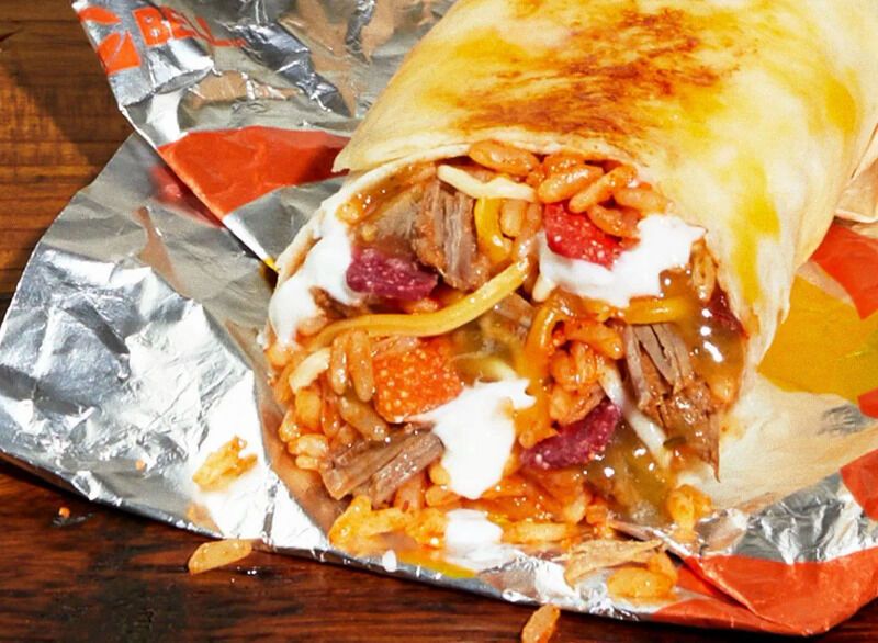 Beefy Grilled Cheese Burritos