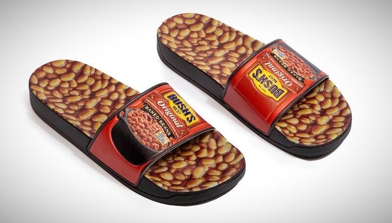 Baked Beans-Inspired Slide Sandals