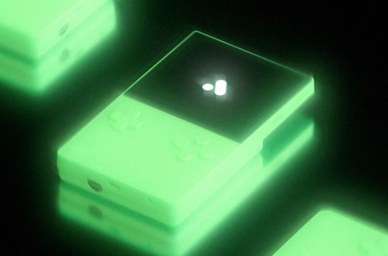 Glowing Handheld Gaming Devices