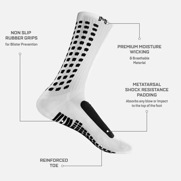 Anti-slip Soccer Sock with Grip for Men Women, Non-slip Athletic Trainning  Sock Football Rugby… : : Clothing, Shoes & Accessories
