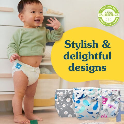 Playful Reusable Diaper Designs : charlie banana