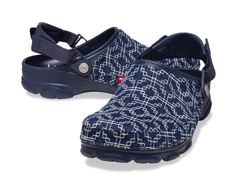 Collaboration Denim-Accented Clogs