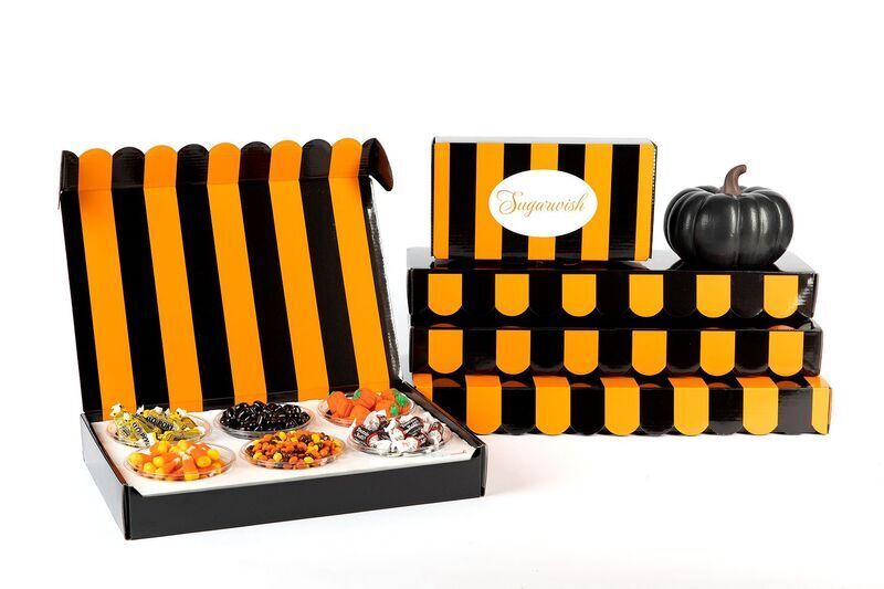 Customizable Halloween-Themed Treat Boxes