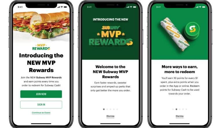 Refreshed Sandwich Rewards Programs