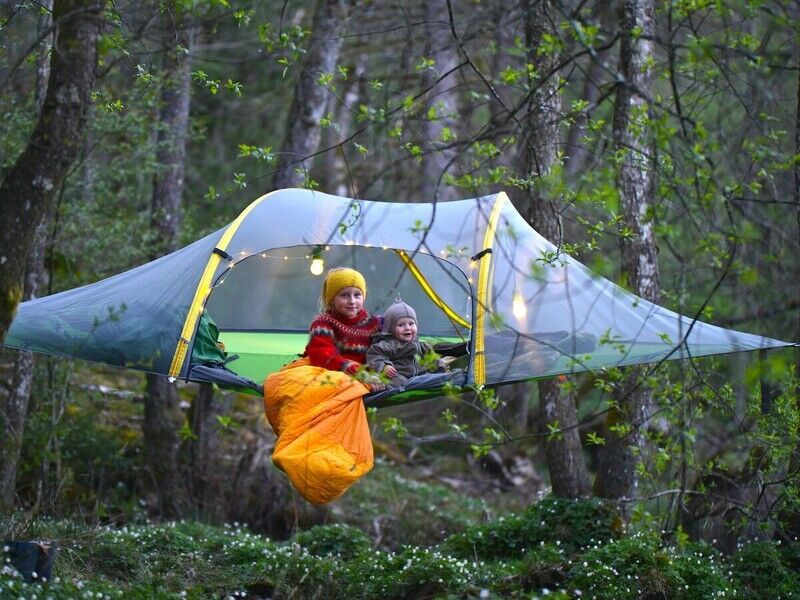 Family-Friendly Suspended Tents