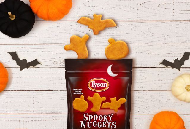 Halloween-Themed Chicken Nuggets