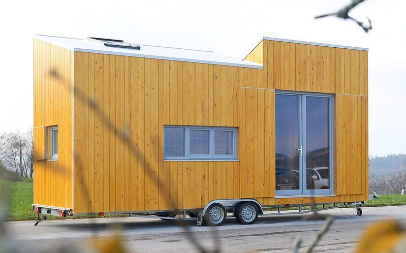 Shutter-Accented Tiny Homes