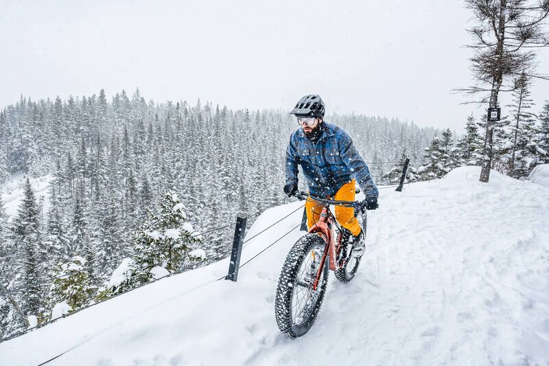 Snow-Faring Mountain Bikes