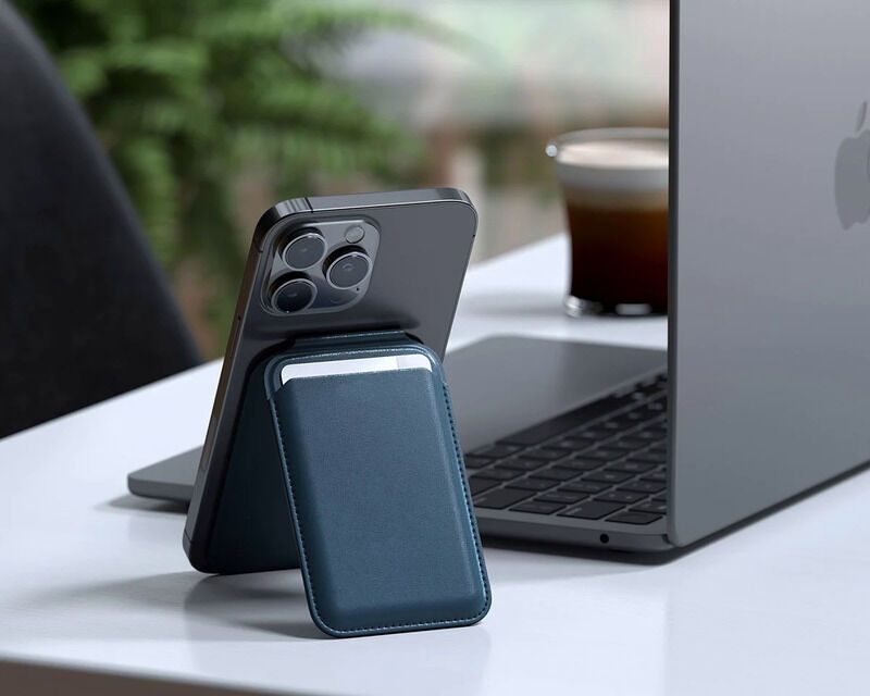 Magnetic Smartphone Stand Wallets
