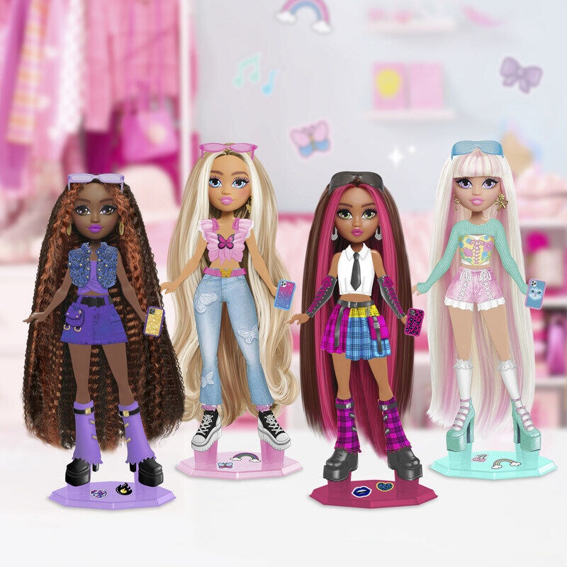 Peel-and-Stick Fashion Dolls