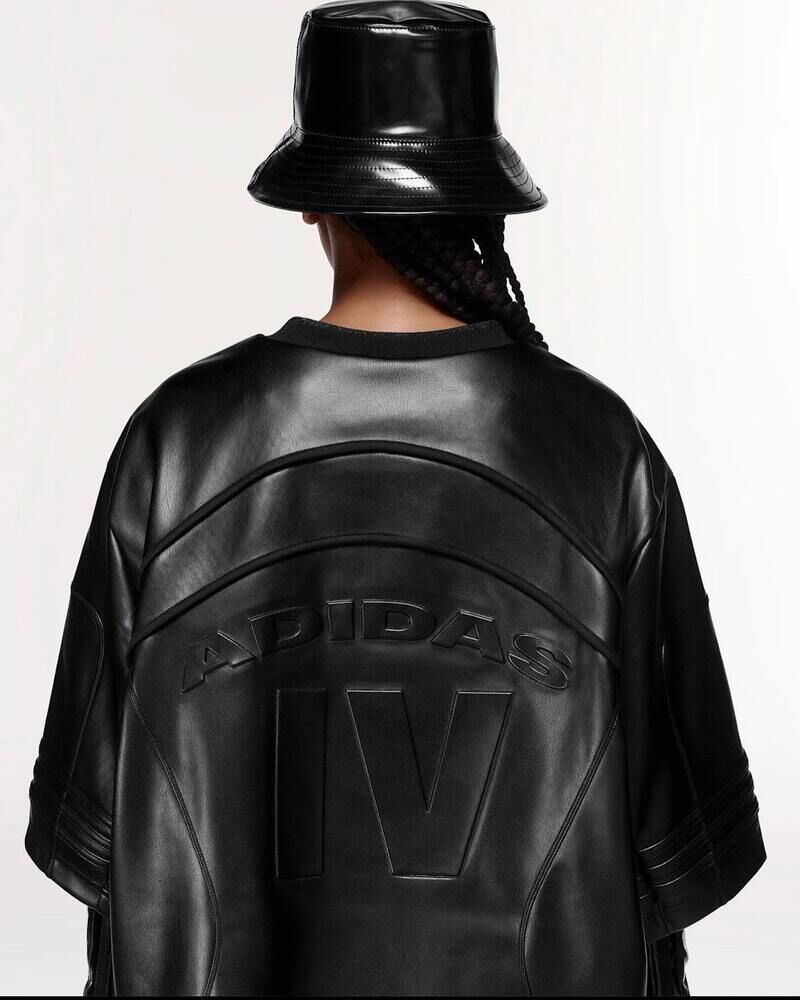 Leathery Black Sporty Fashion