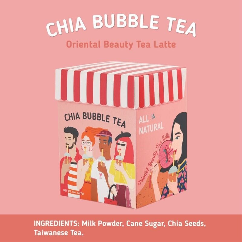 Chia-Infused Tea Lattes