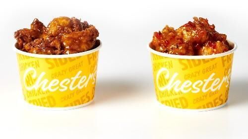 Saucy Spiced Chicken Bites : Chester's Sweet Chili Chicken Bites