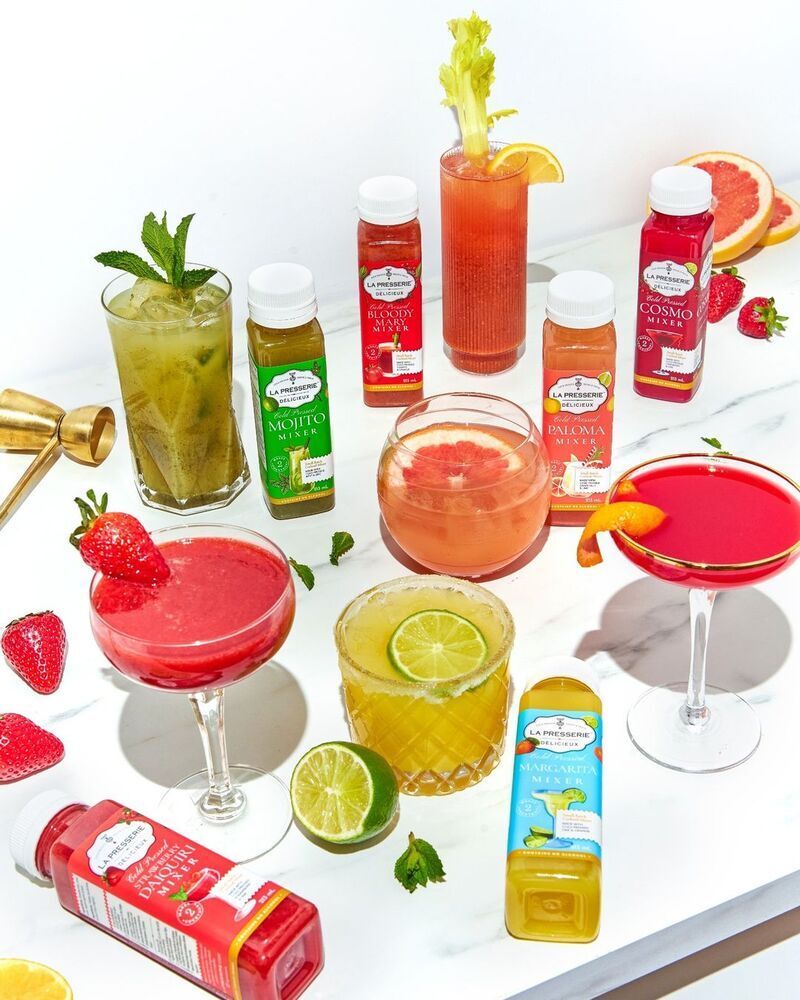 Cold-Pressed Cocktail Mixers