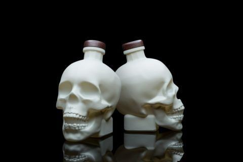 Skull-Like Vodka Bottles