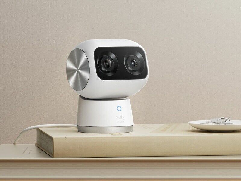 Dual-Lens UHD Security Cameras : Eufy Security Indoor Cam S350