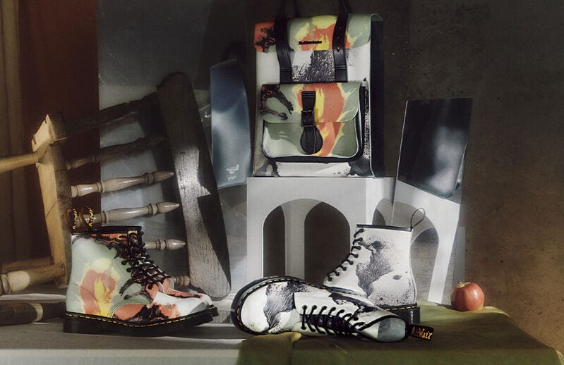 Artwork-Adorned Collaborative Boots