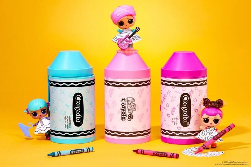 Collectible Coloring Dolls : L.O.L Surprise! Loves Crayola