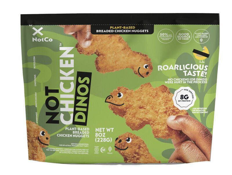 Meat-Free Dinosaur-Shaped Nuggets