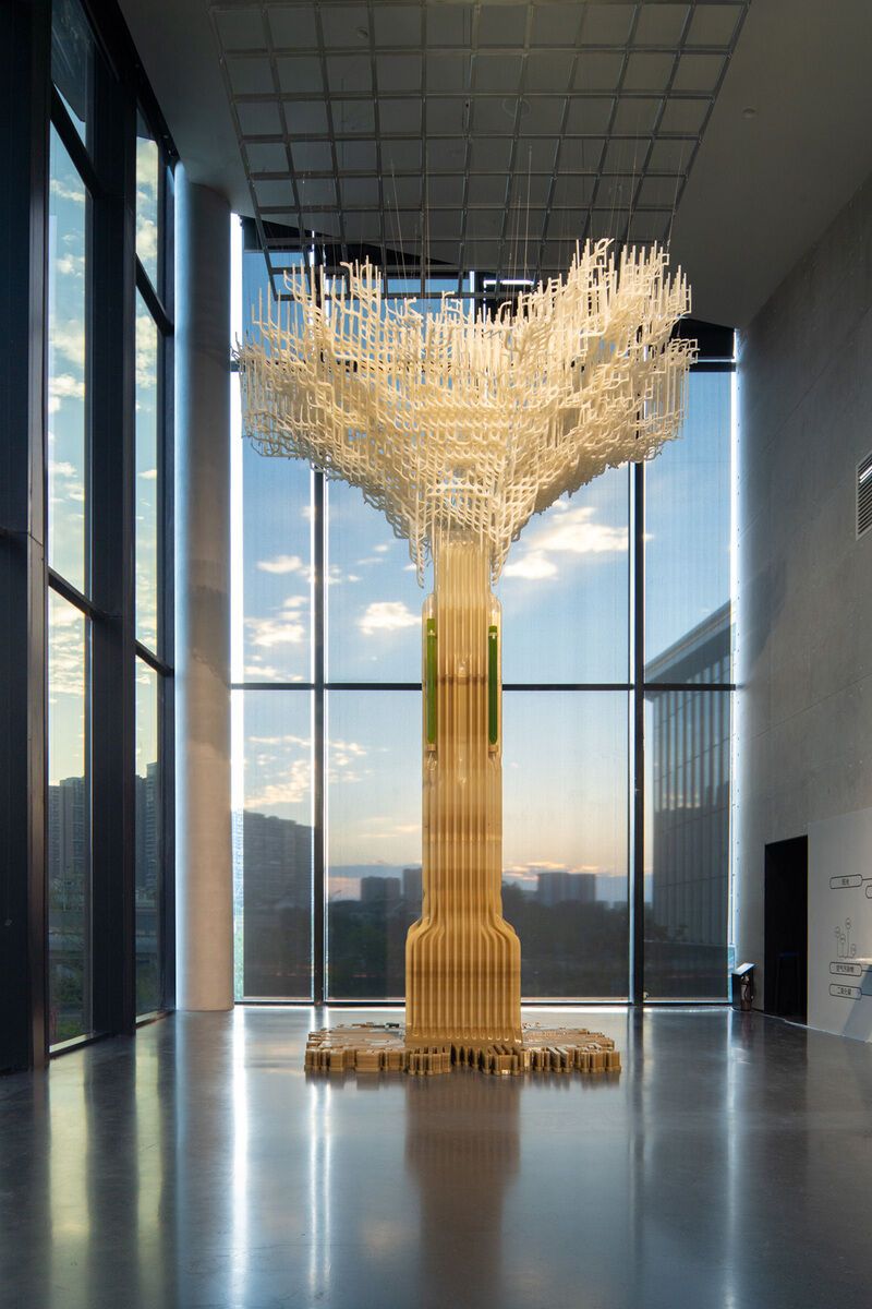 Air-Purifying Tree Sculptures