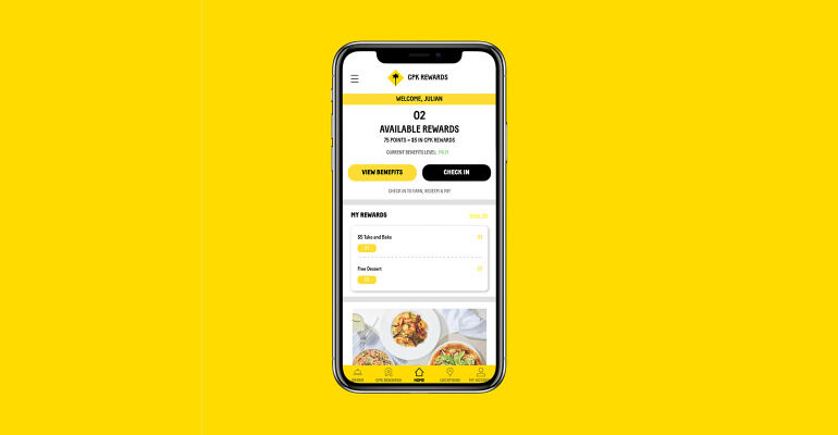 Updated Restaurant App Rewards California Pizza Kitchen App   California Pizza Kitchen App 