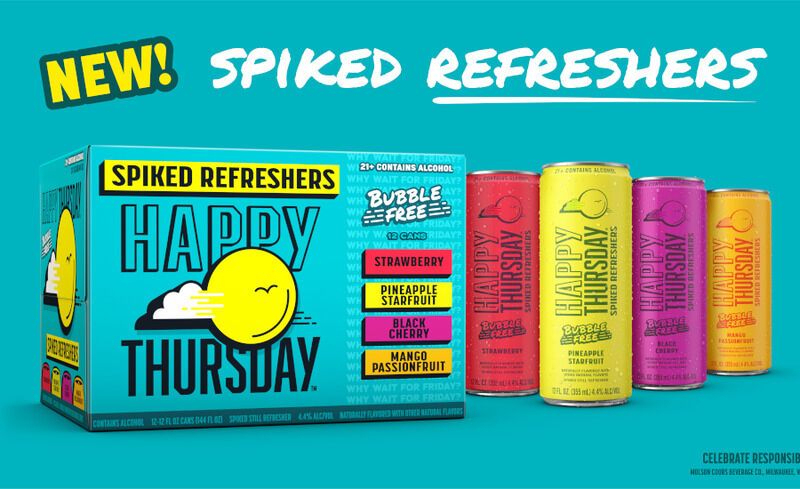 Non-Carbonated Spiked Refreshers