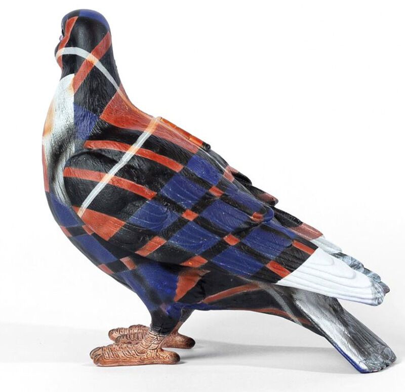 Pigeon-Inspired Artful Clutch Bags