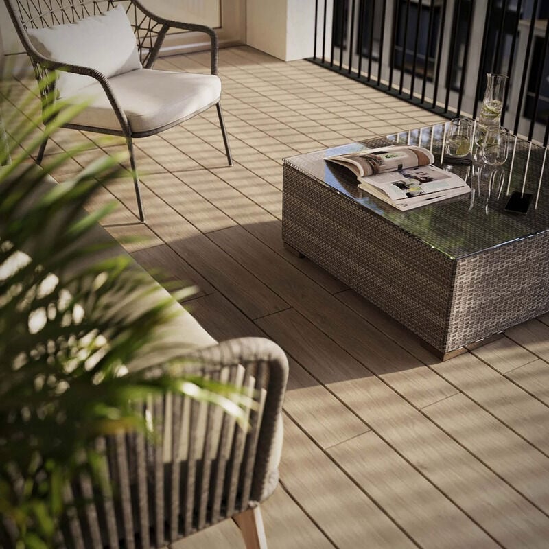 Wood-Resembling Composite Decking