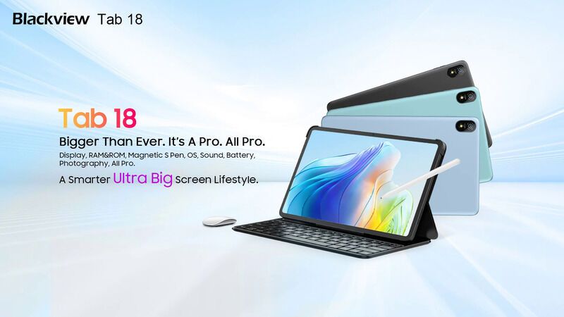 High-End Productivity Tablets : blackview tab 18