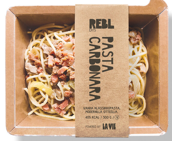 Heat-and-Eat Plant Pastas : Plant Based Pasta Carbonara