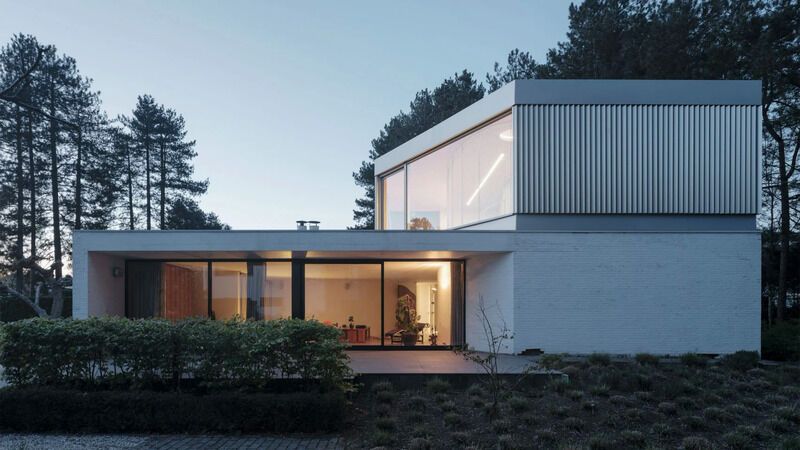 Modernist Reconfigured Belgian Homes