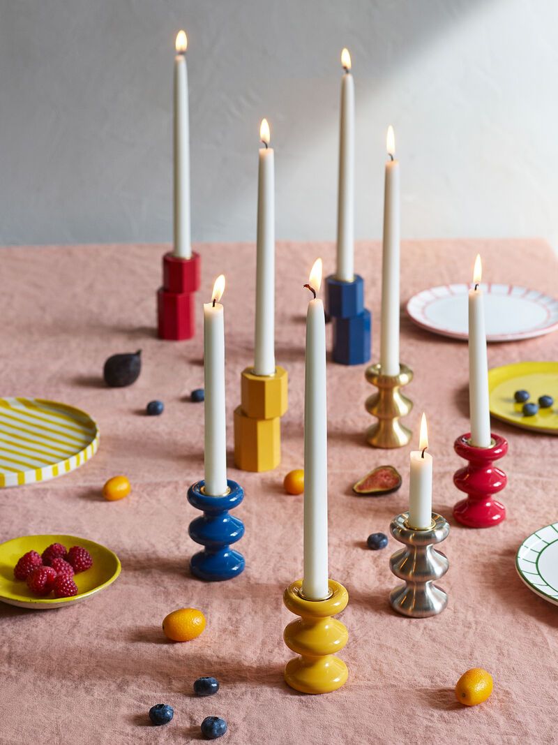 Fire Connection-Inspired Candleholders
