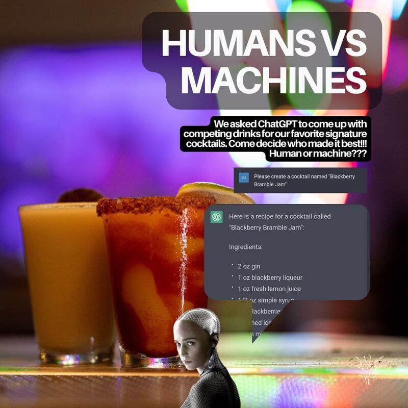 AI-Generated Cocktail Menus