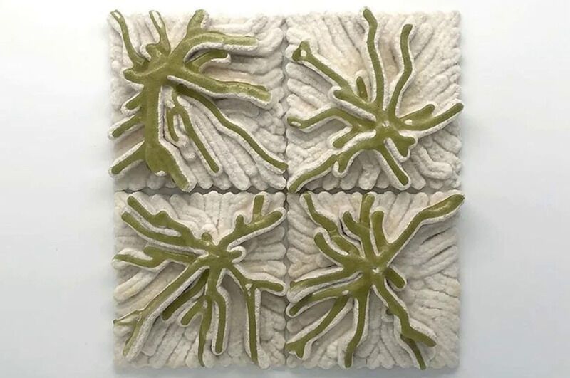 3D Printed Mycelium Tiles