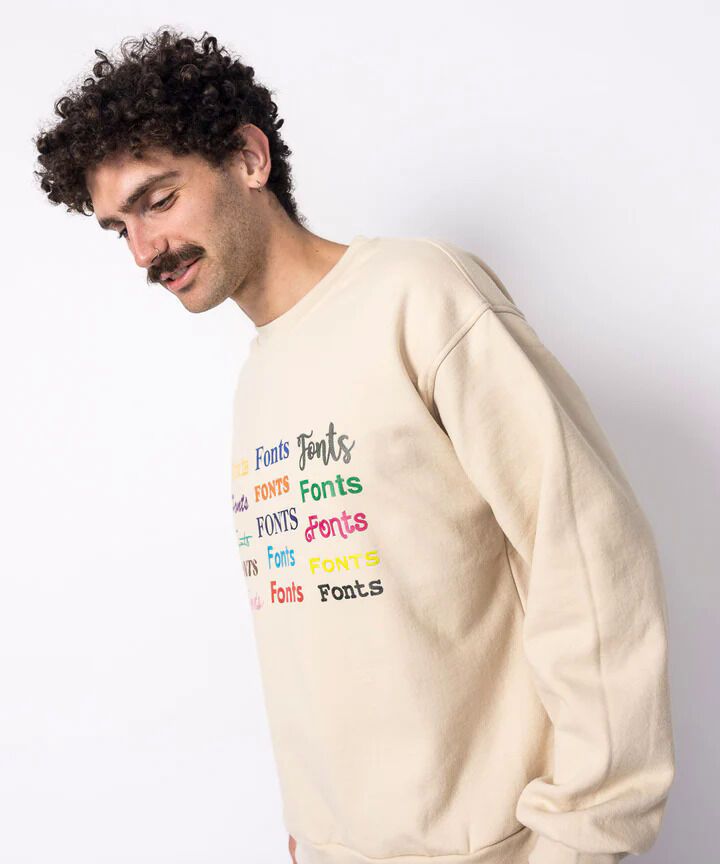 Typography-Inspired Canadian Sweatshirts