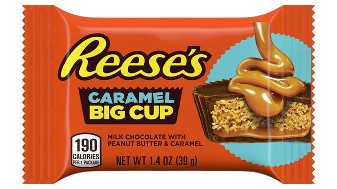 Caramel Infused Peanut Butter Cups Reeses Caramel Big Cup 9208