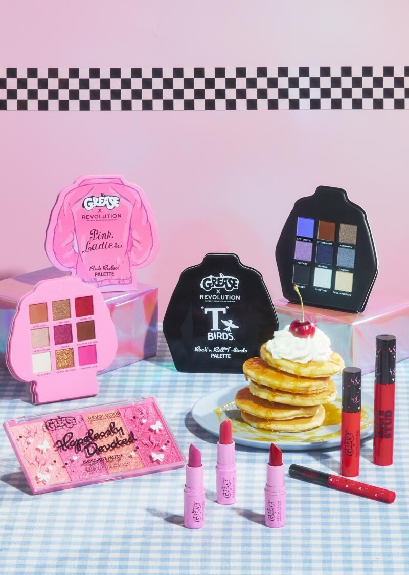 50s-Style Musical Beauty Collections : Revolution Beauty x Grease collection