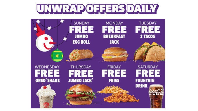 Complimentary QSR Item Events
