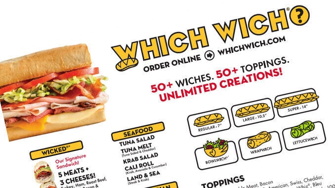 Customizable Sandwich Shop Menus