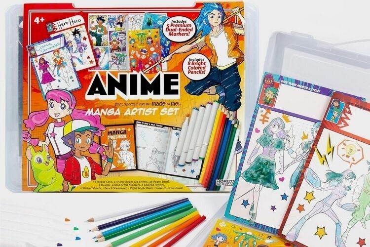 Comic Book Coloring Kits : Made by Me Manga Artist Set