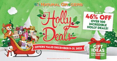 Expansive Grocer Holiday Promotions