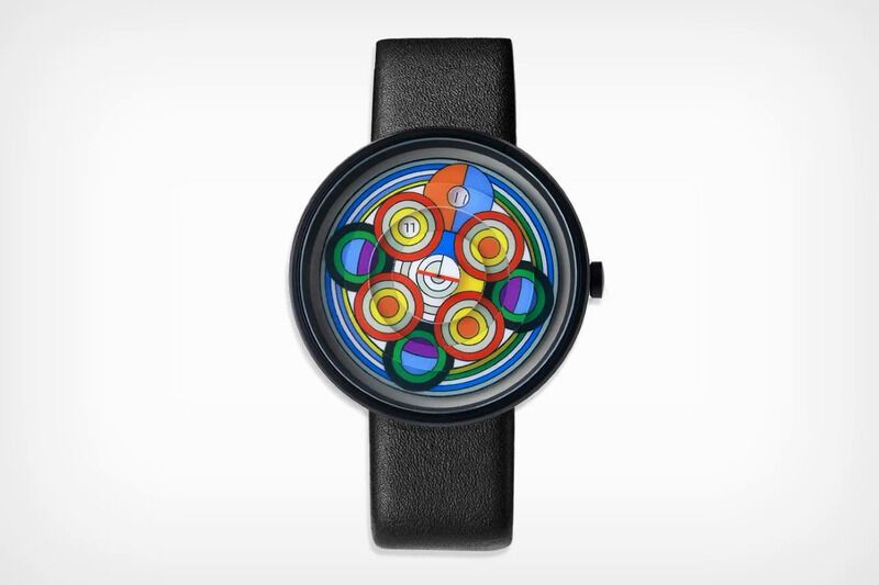 Abstract Artwork-Inspired Timepieces