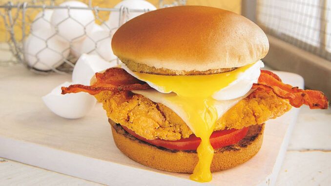 Egg-Topped Chicken Sandwiches